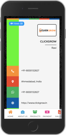 Digital business card template 3